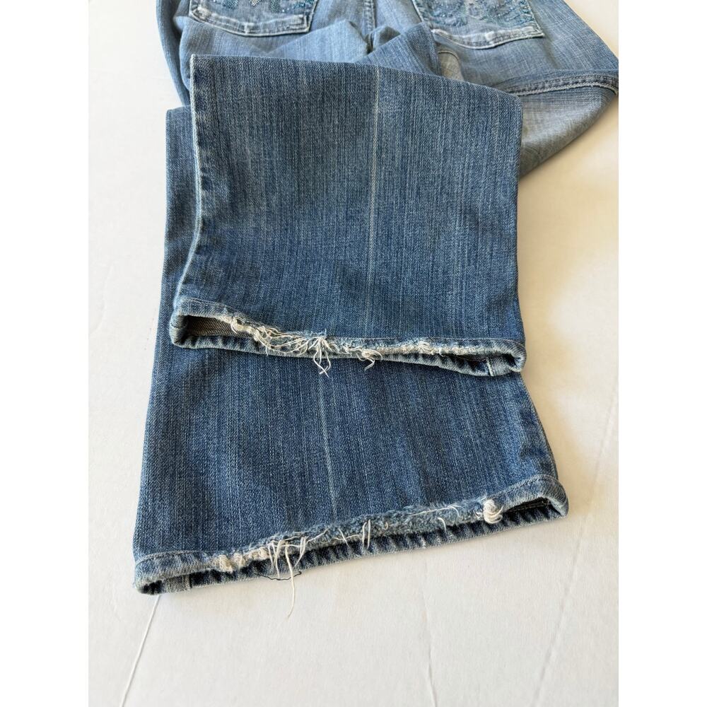 Vintage 7 for all mankind Embellished “A” Pocket Womens Size 29 Jeans Y2K - Picture 5 of 9